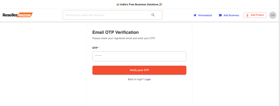 OTP Verification