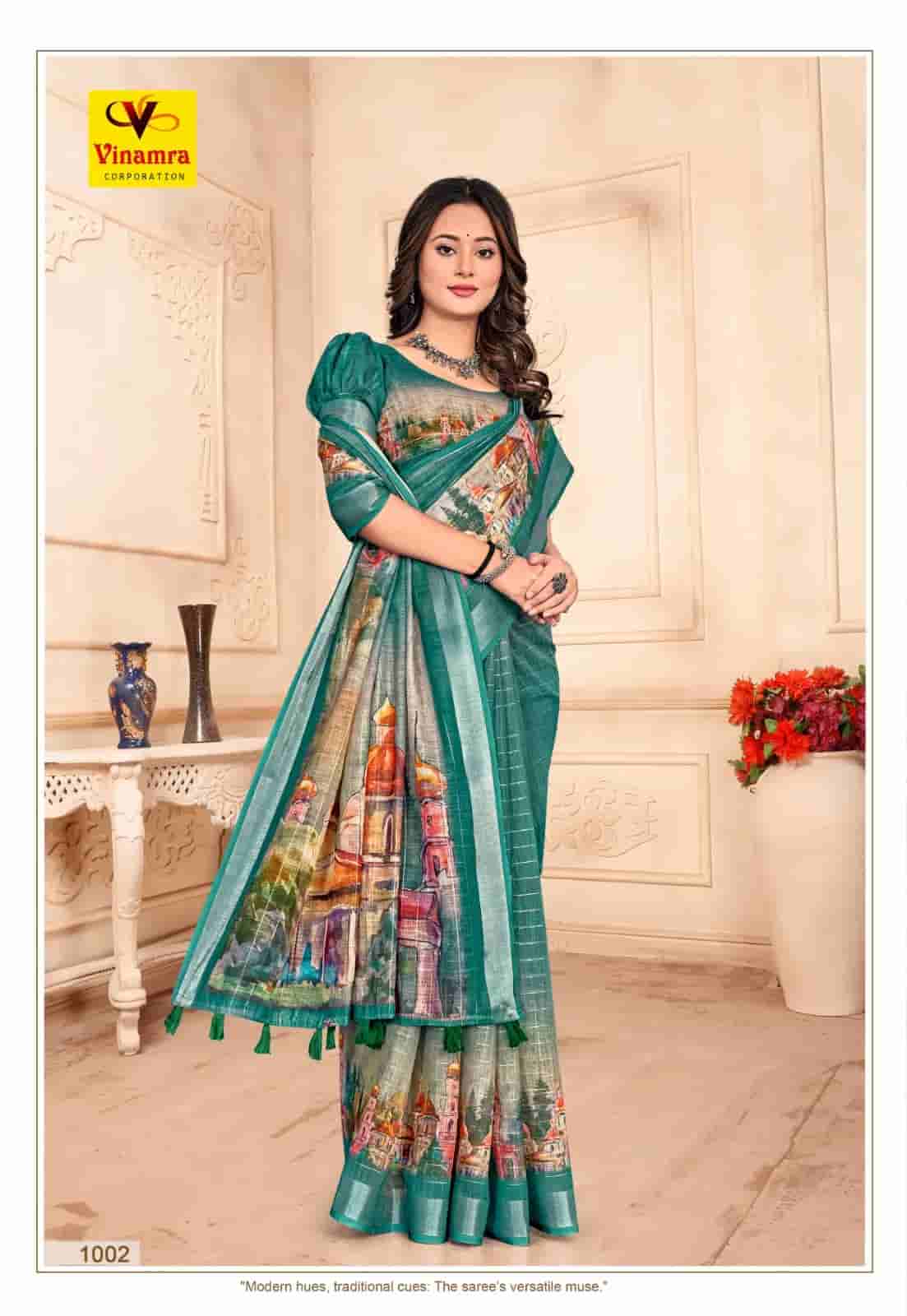 Lilen Material Saree in Surat