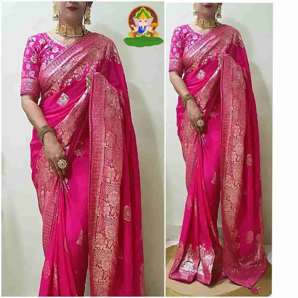 Pure viscose Dolla Silk Saree in Surat
