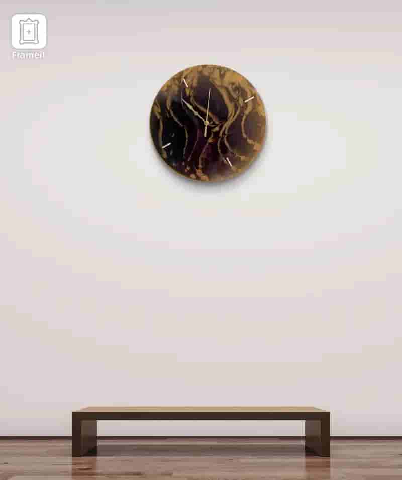 Fancy Resin handmade wall clock in Ahmedabad