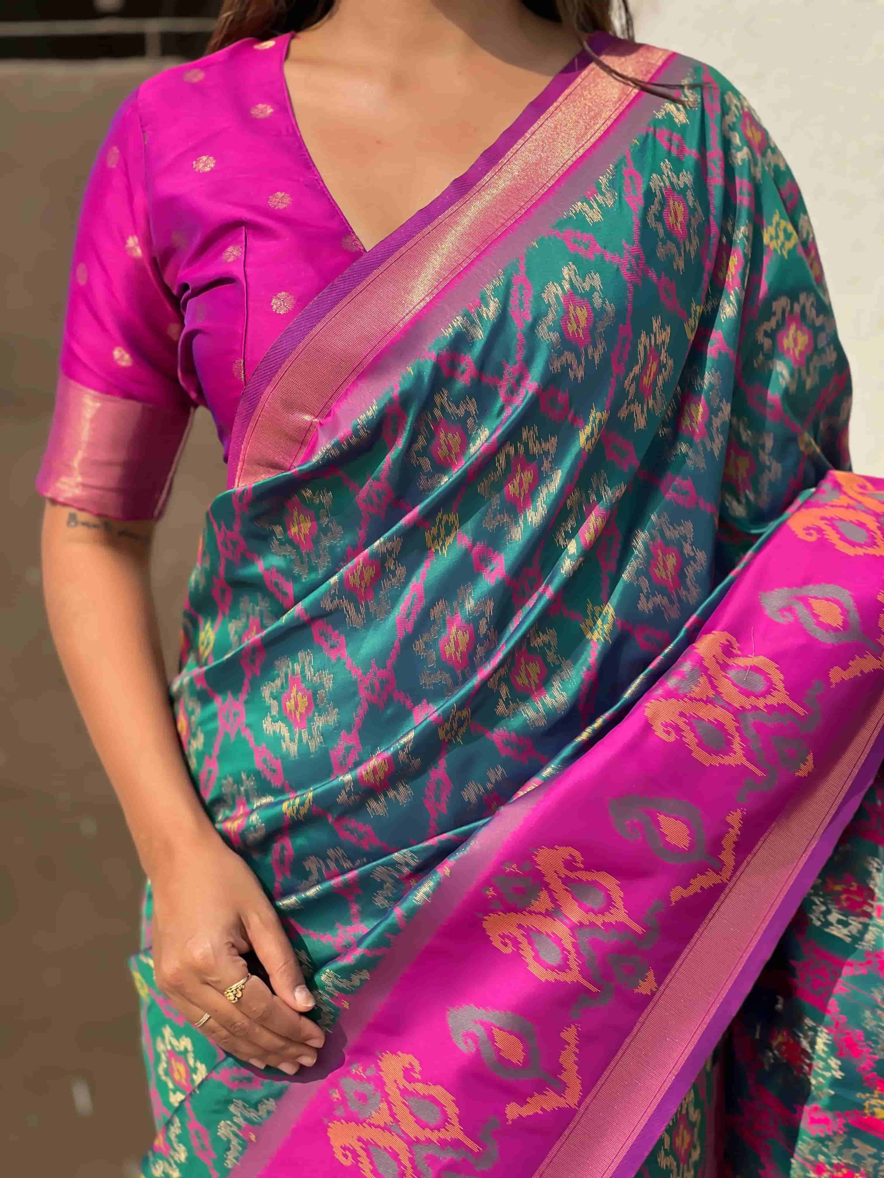 Silk Ikkat Patola Premium Saree in Surat