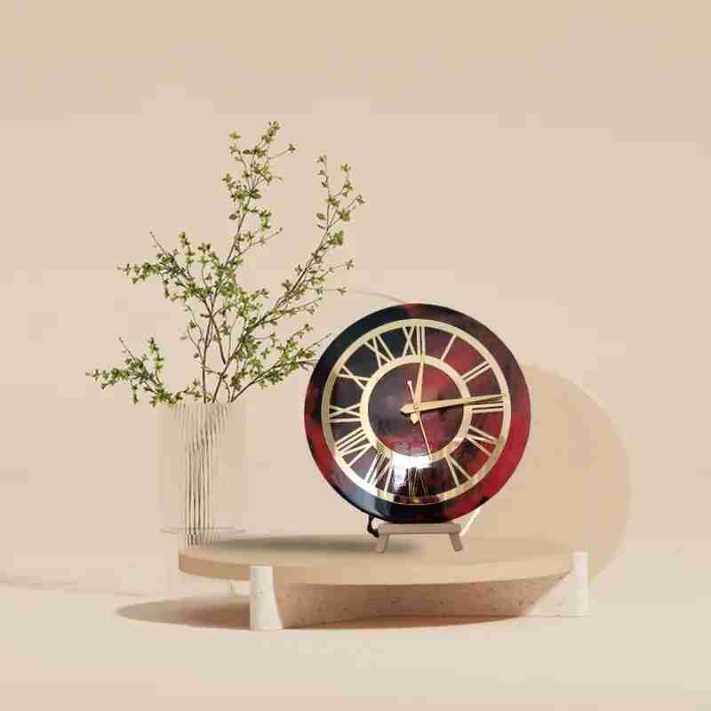 Premium Customised Handmade Resin Wall Clock - Glossy Finish in Ahmedabad