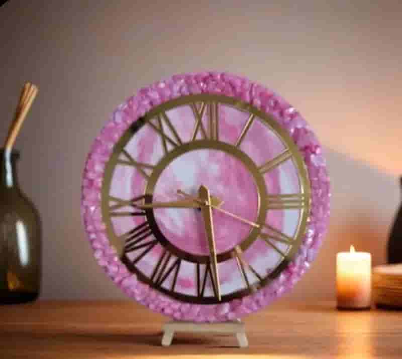 Resin Handmade Wall Clock in Ahmedabad