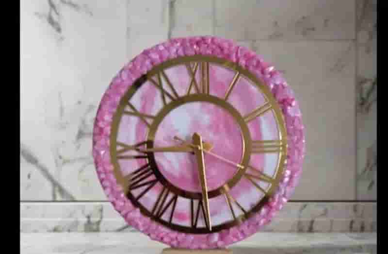 Resin Handmade Wall Clock in Ahmedabad