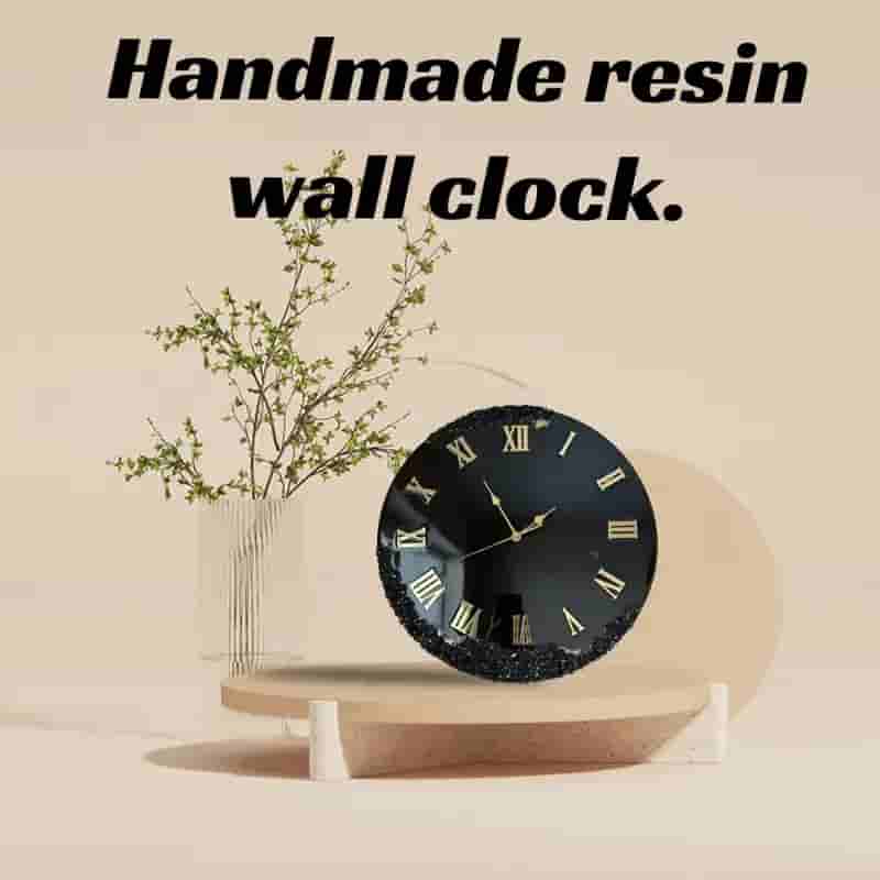 Buy Customised Resin Handmade Wall Clock in Ahmedabad for 1400 - See photos and details