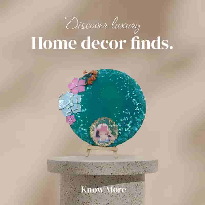 Buy Resin handmade customised photo frame in Ahmedabad for 1100 - See photos and details