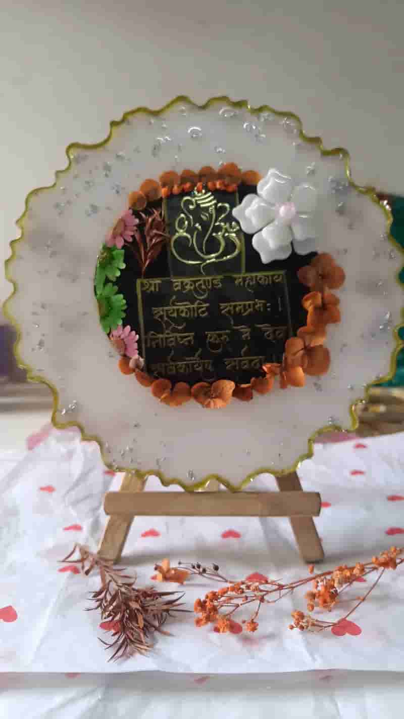 Resin Handmade Ganesh Mantra Frame in Ahmedabad