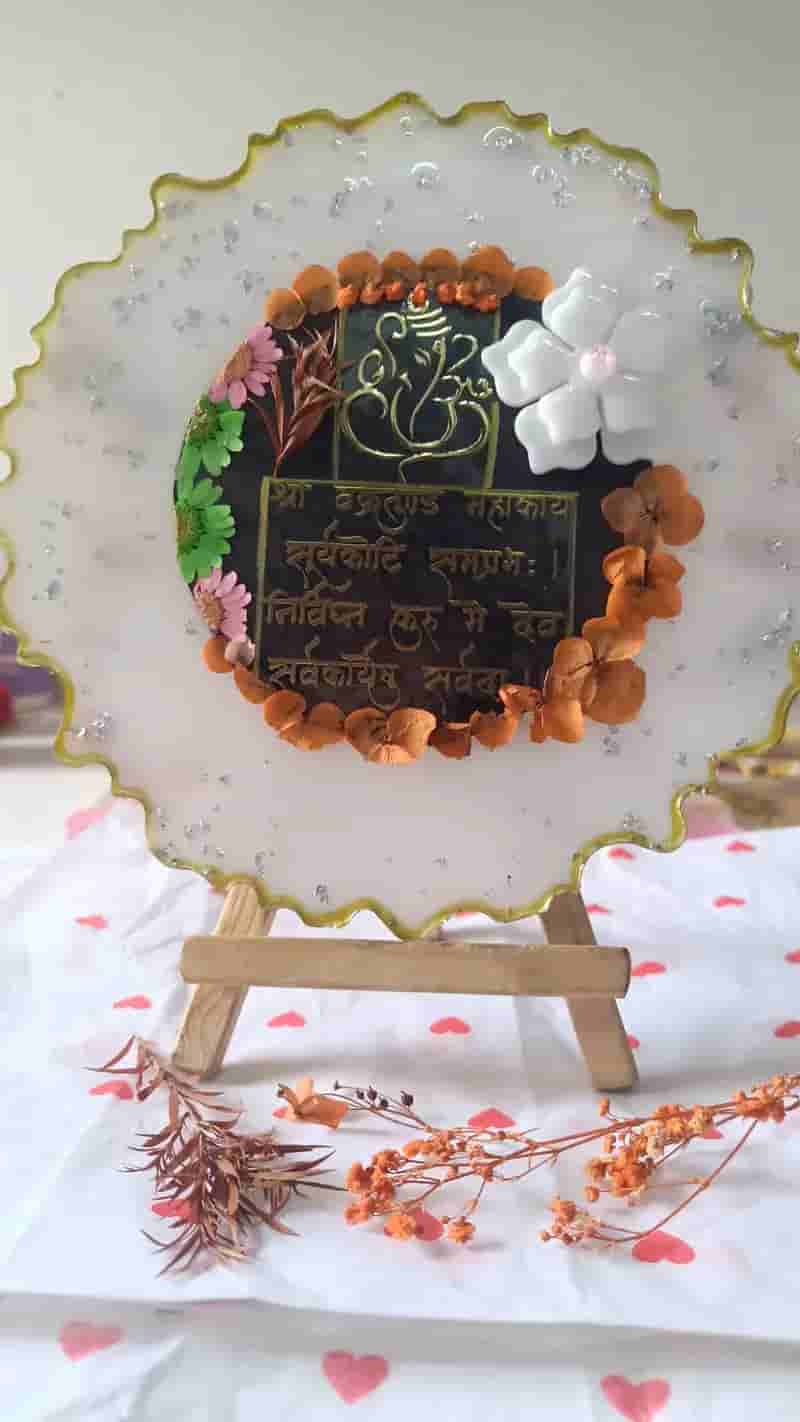 Resin Handmade Ganesh Mantra Frame in Ahmedabad