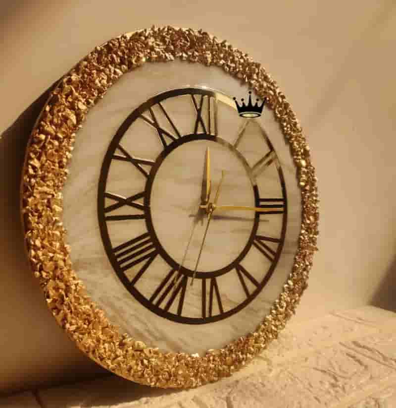 Buy Beautifully Handcrafted Resin handmade wall clock in Ahmedabad for 1600 - See photos and details