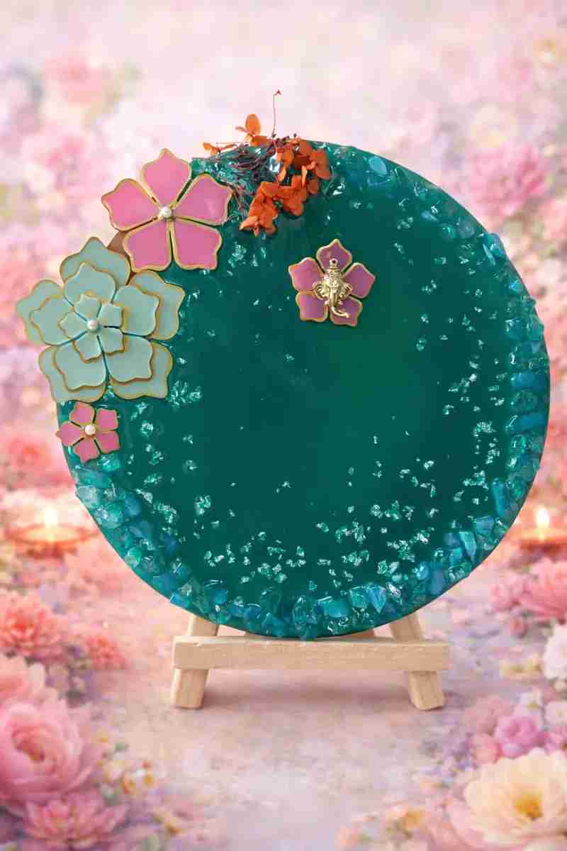 Resin handmade customised mantra frame in Ahmedabad