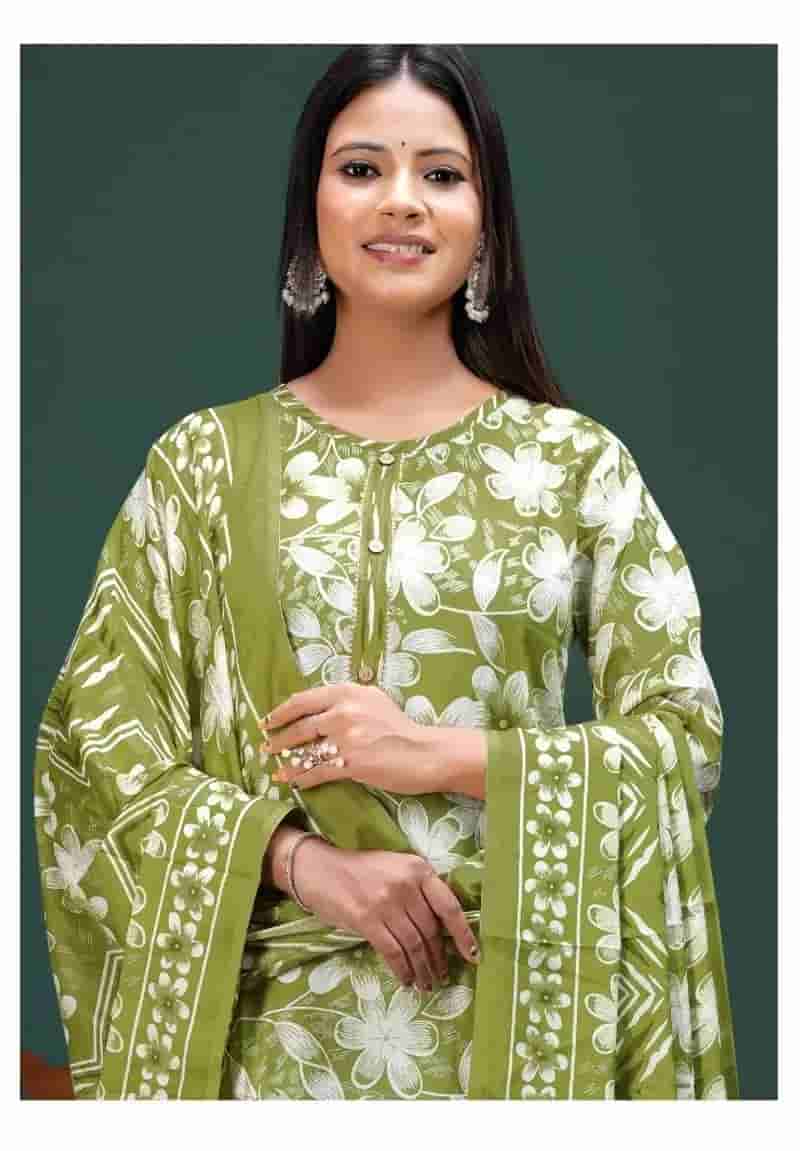 Designer Green Printed Salwar Suit for Women in Thane