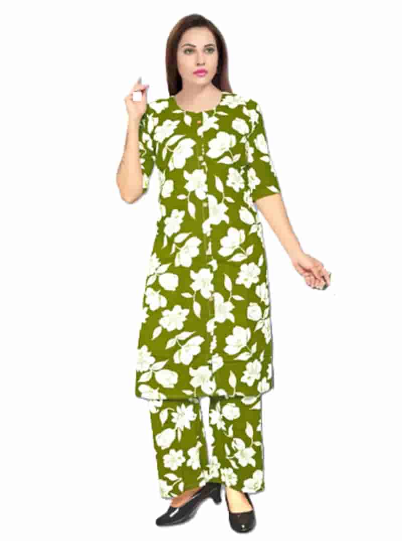 Buy Women's Leheriya Print Straight Kurti in Thane | Reseller Bazzar