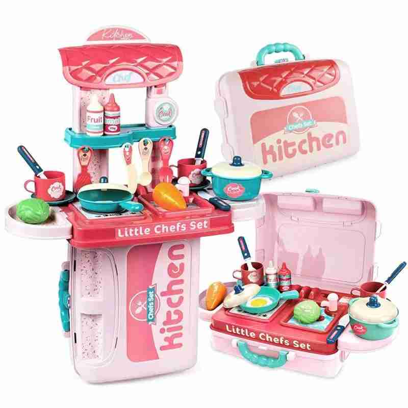 Portable Kitchen Play Set Toy for Kids Role Play & Learning in Vadodara