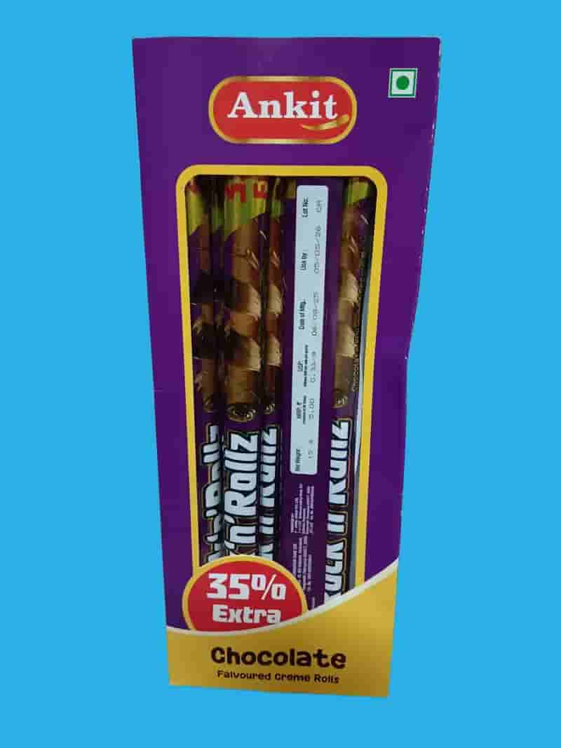 Ankit RocknRollz Chocolate Wafer Rolls in Hyderabad