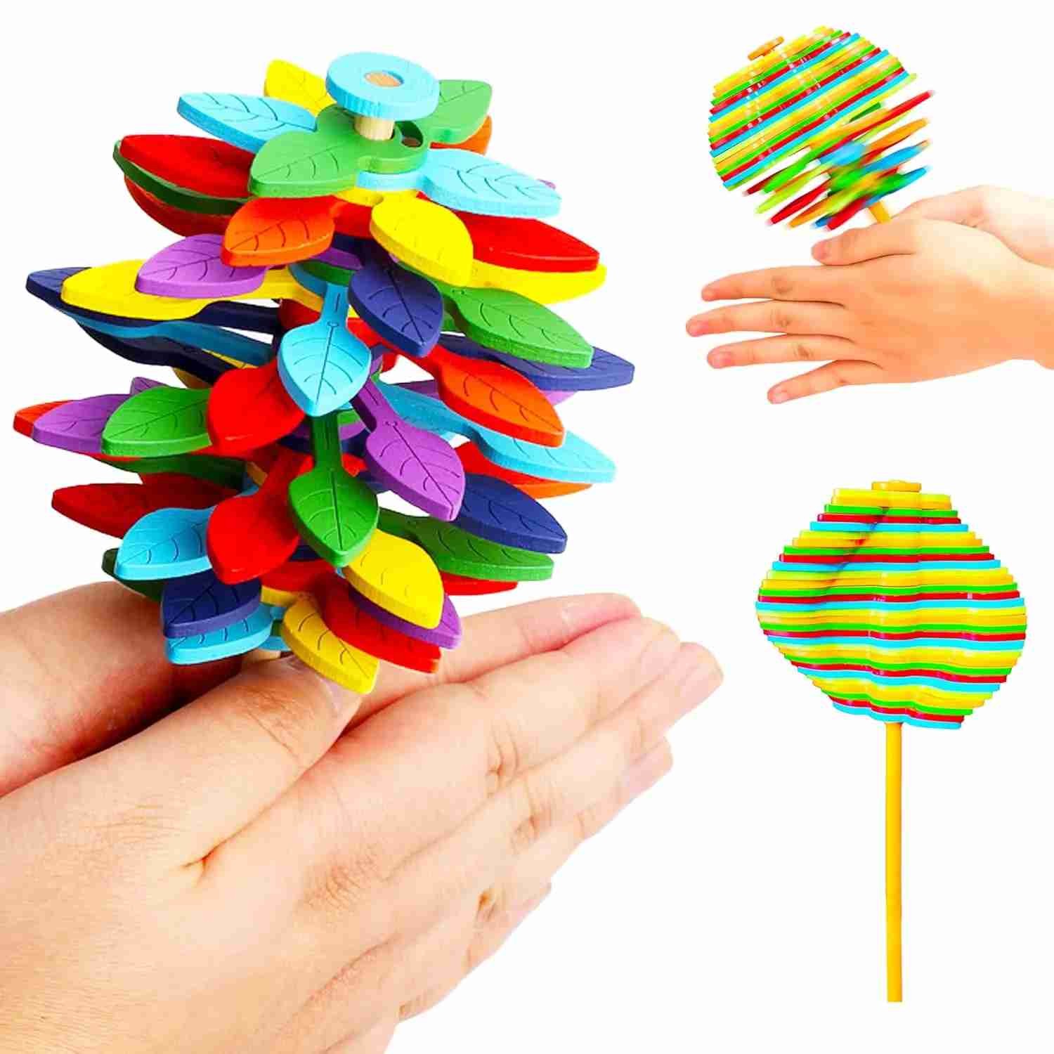 Candy Flower Stress Buster Spinning Lollipop Toy for Kids in Vadodara