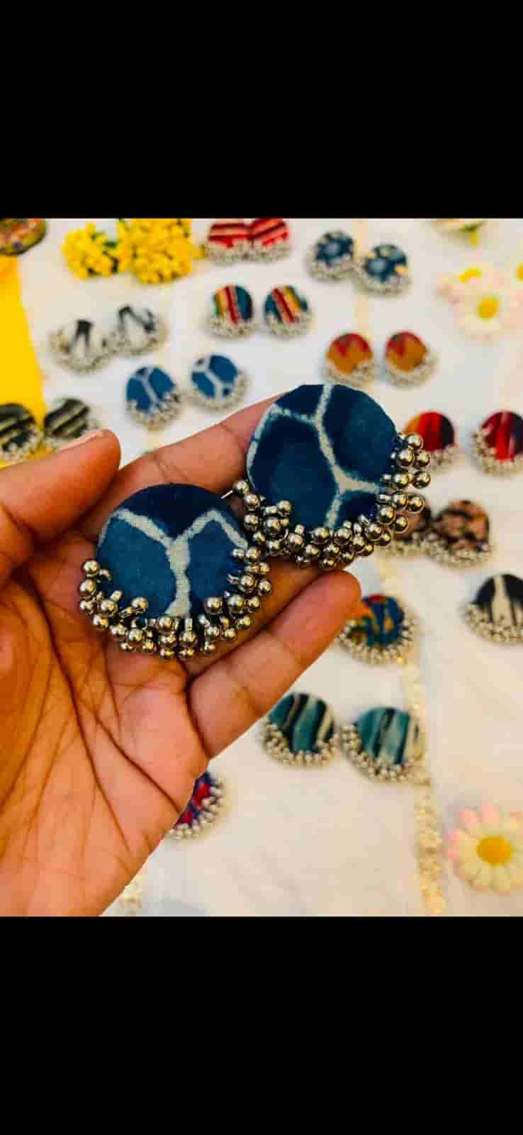 Buy Fabric Earrings in Mumbai for 250 - See photos and details