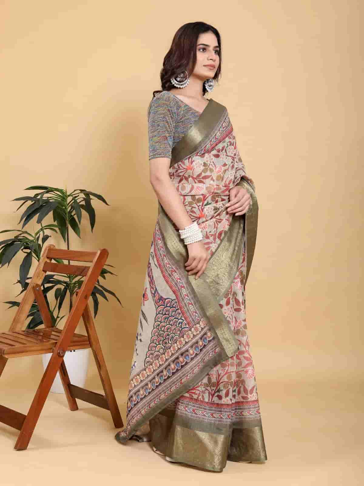 Kalamkari print premium saree collection in Kolkata