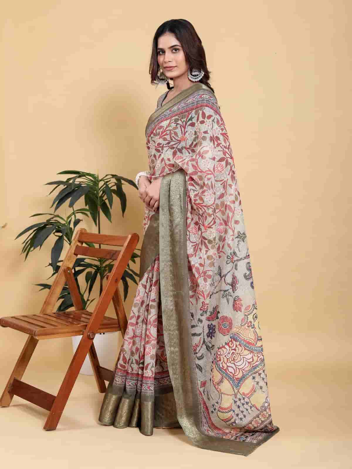Kalamkari print premium saree collection in Kolkata