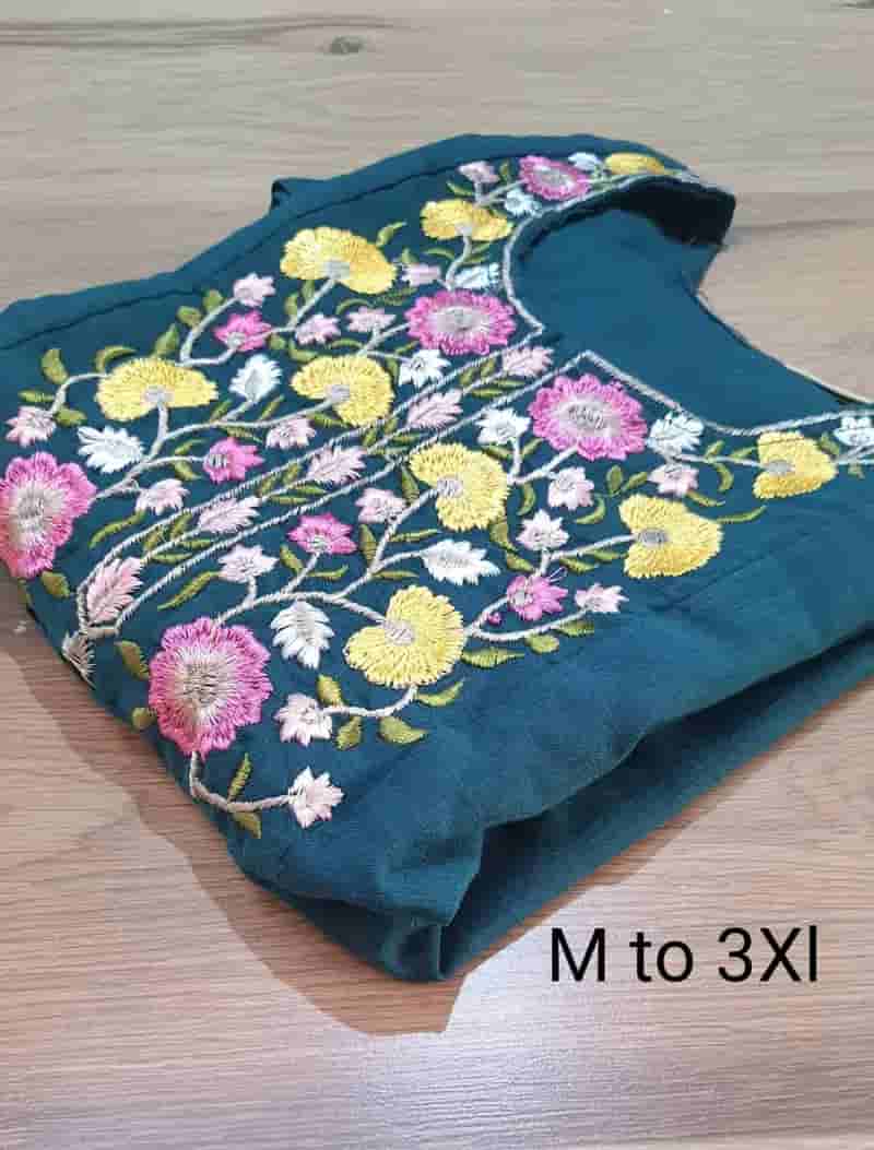 Cotton Embroidery Tunics for Women Collection in Surat