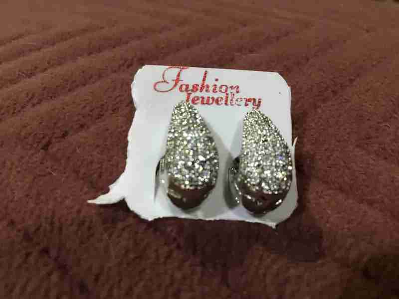 American Diamond Oval Stud Earrings for Daily and Party Wear in Hyderabad