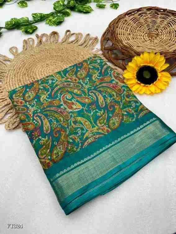 Ajrakh Gold Bandhani Saree with Premium Zari Work for Festive in Rajkot