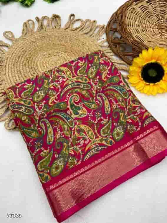 Ajrakh Gold Super Bandhani Saree with Premium Zari Work in Rajkot
