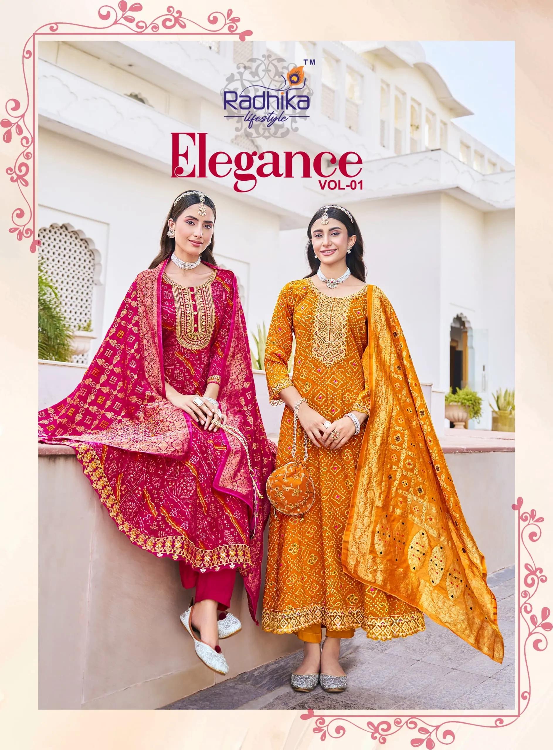 Pure Cotton Anarkali Gown Set with Pant and Dupatta - Image 8 in Surat