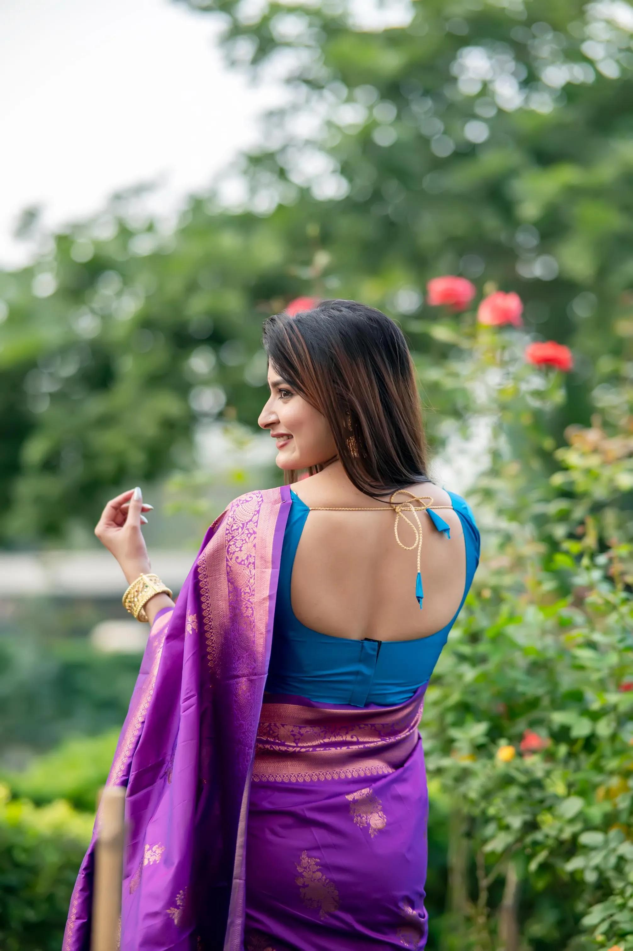 Premium Banarasi Saree - Image 2 in Surat