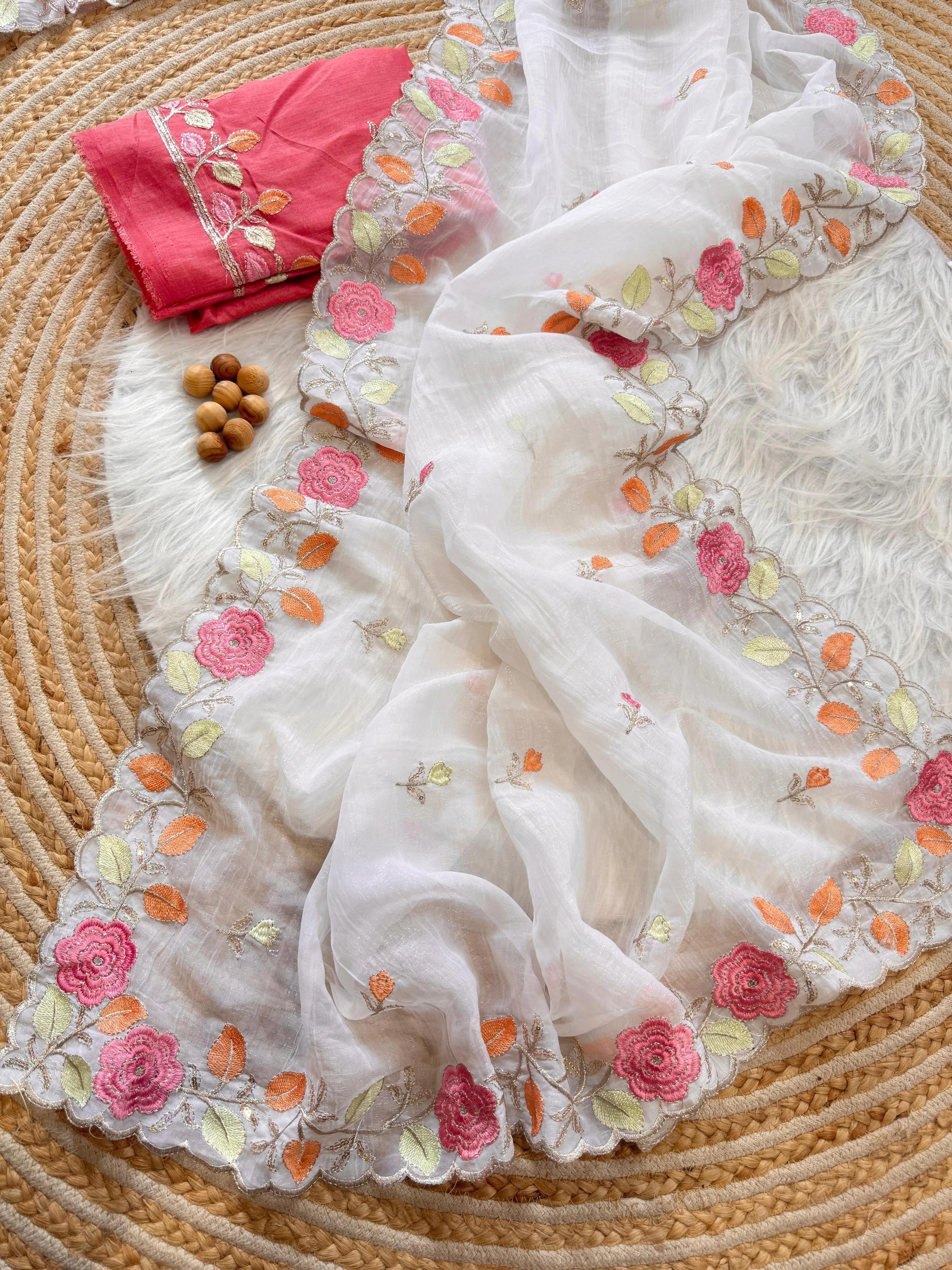 Dual Tone Silk Saree - Image 21 in Surat