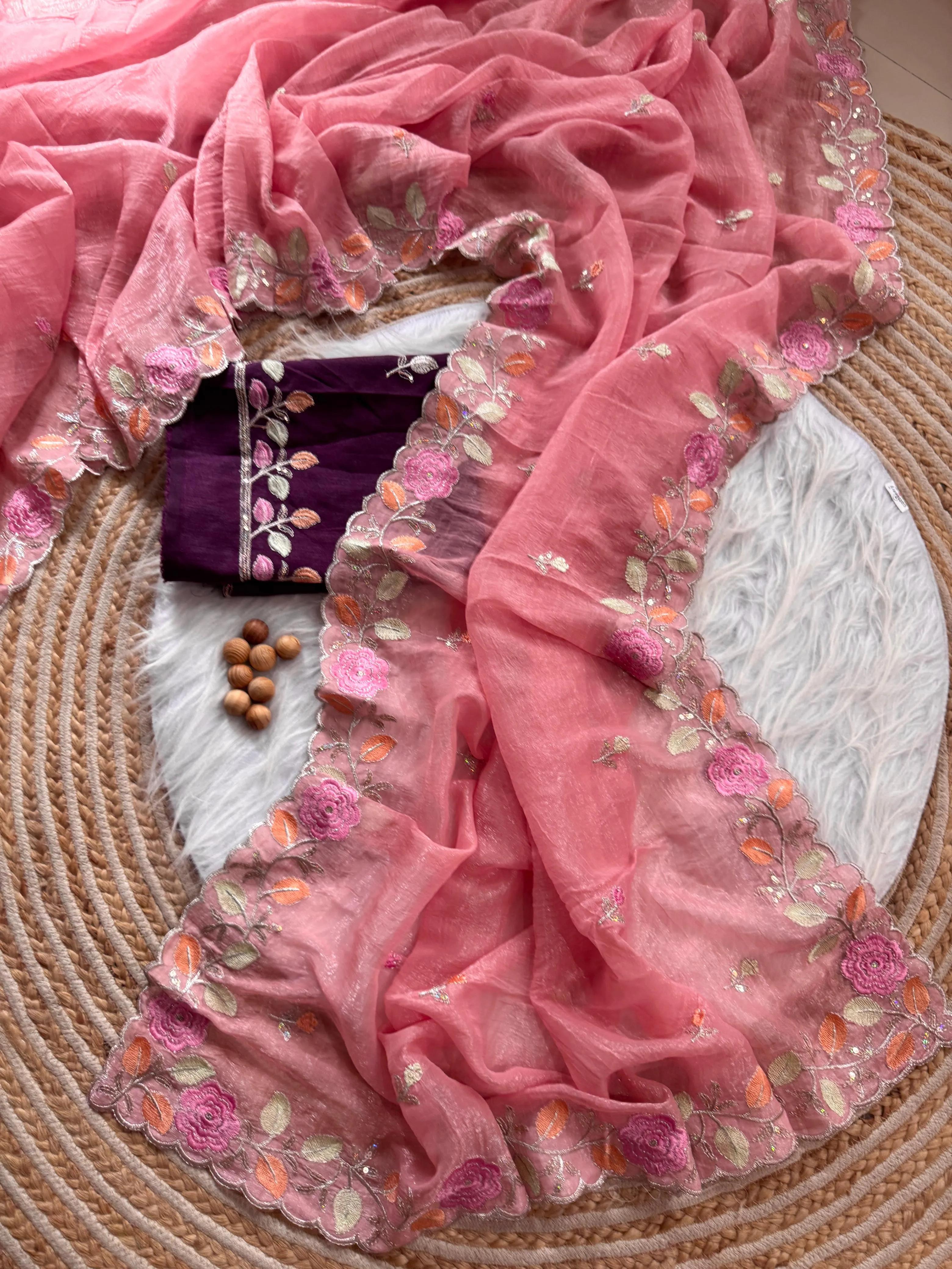 Dual Tone Silk Saree - Image 17 in Surat