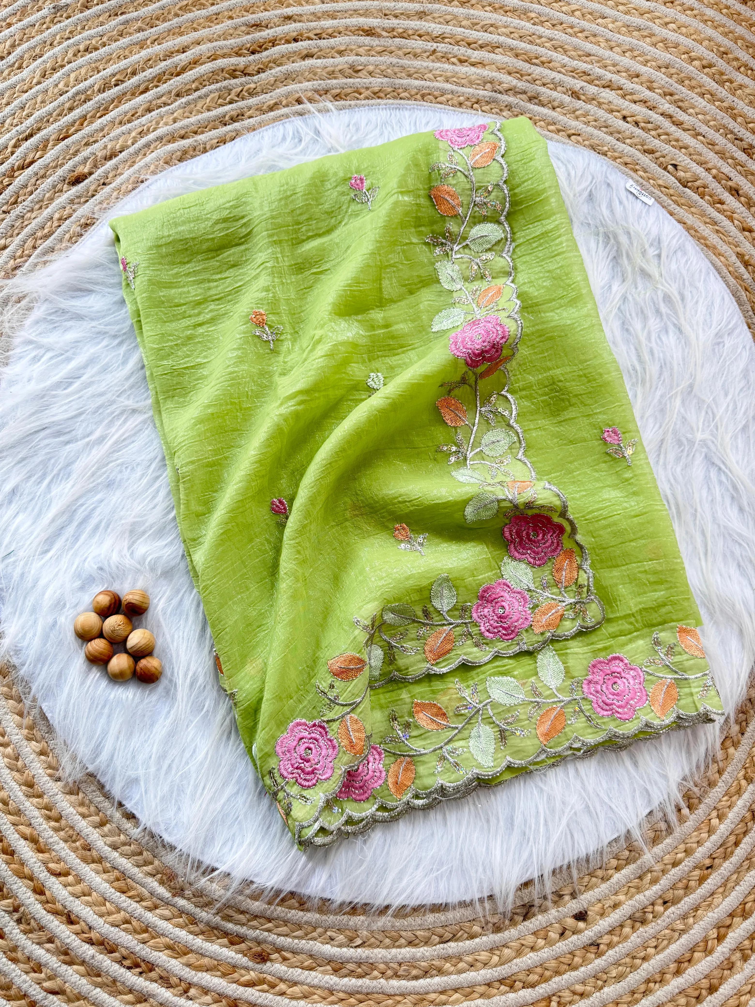 Dual Tone Silk Saree - Image 25 in Surat