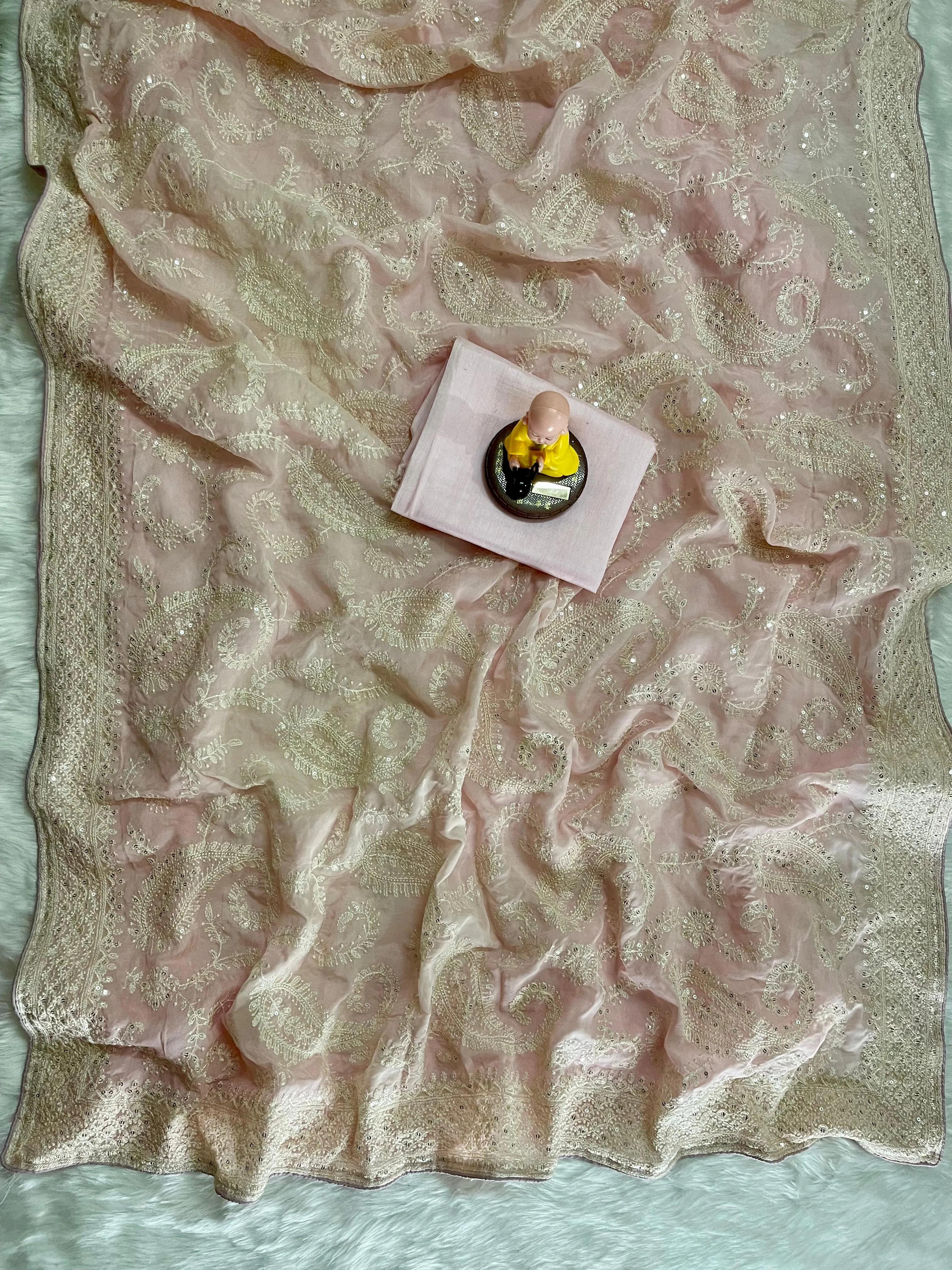 Silk Fabric Premium Saree - Image 7 in Surat