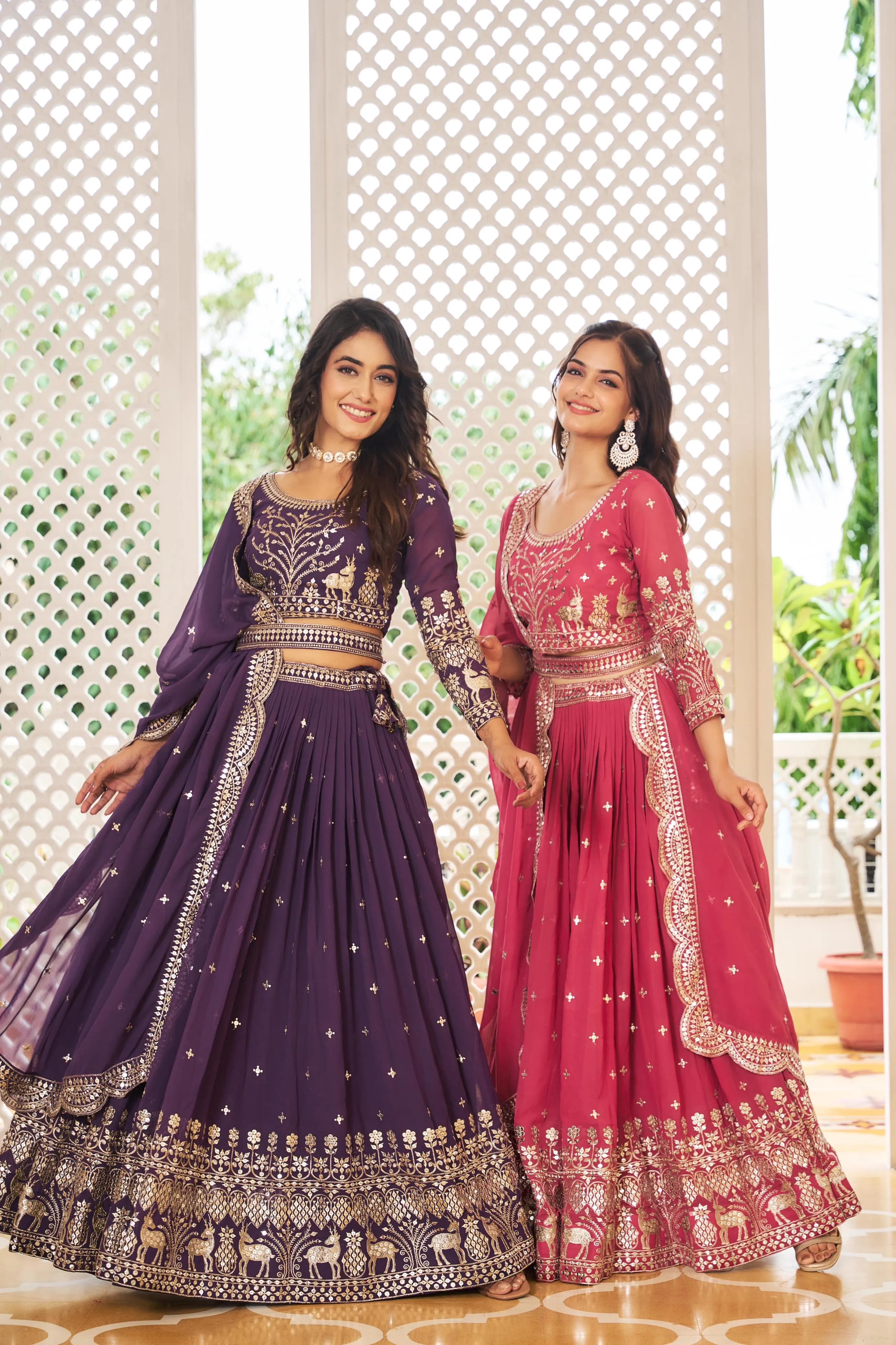 Buy Heavy Fox Georgette Premium Gown in Surat | Reseller Bazzar