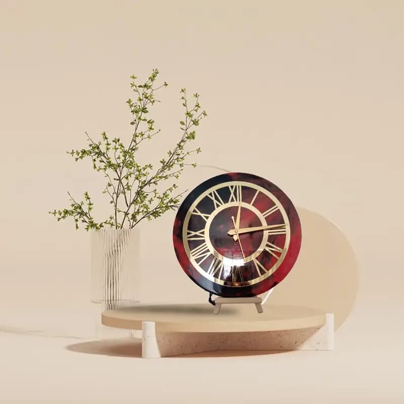 Buy Premium Customised Handmade Resin Wall Clock in Ahmedabad | Reseller Bazzar