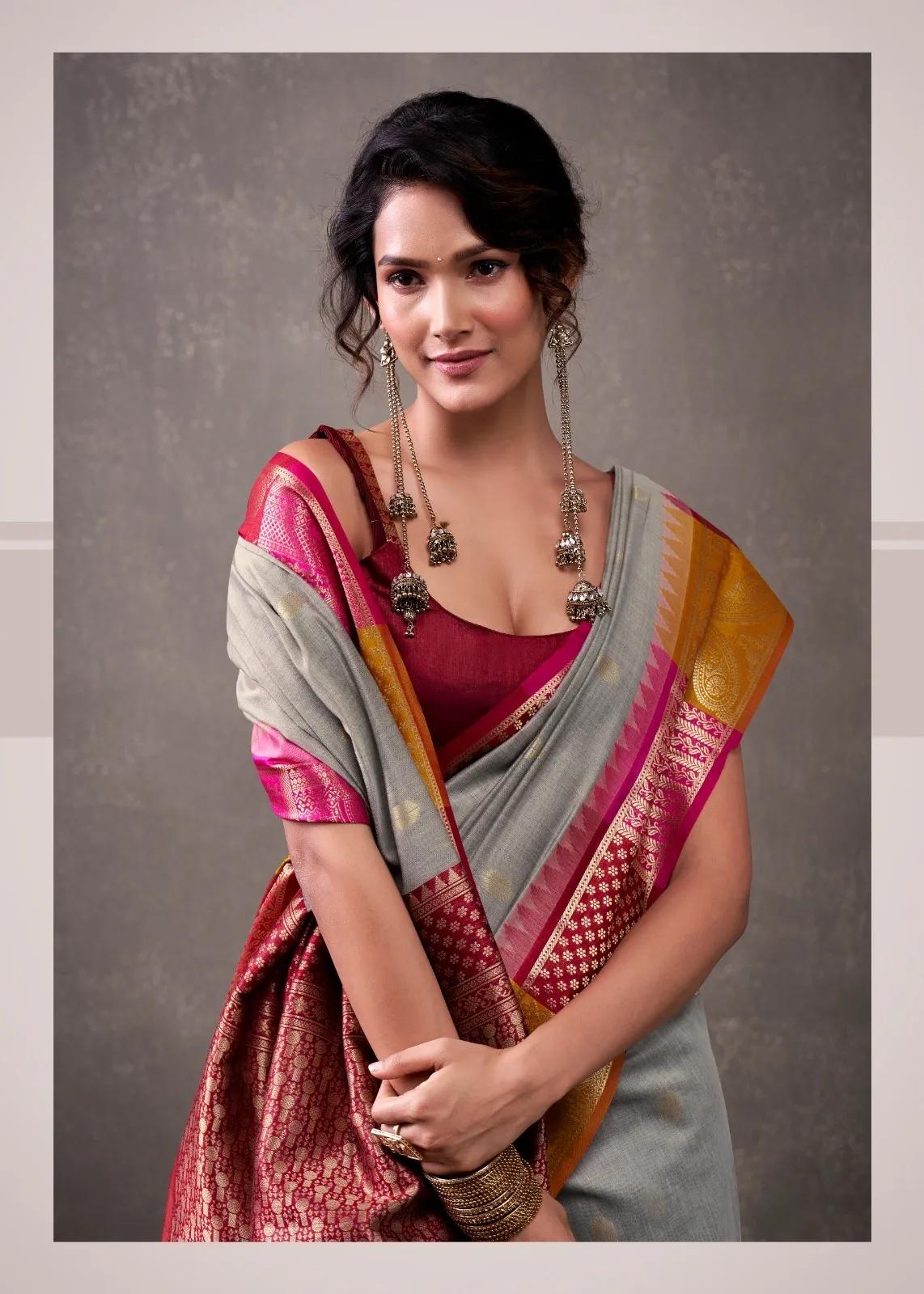Tuti Fruti Silk Premium Saree - Image 19 in Surat