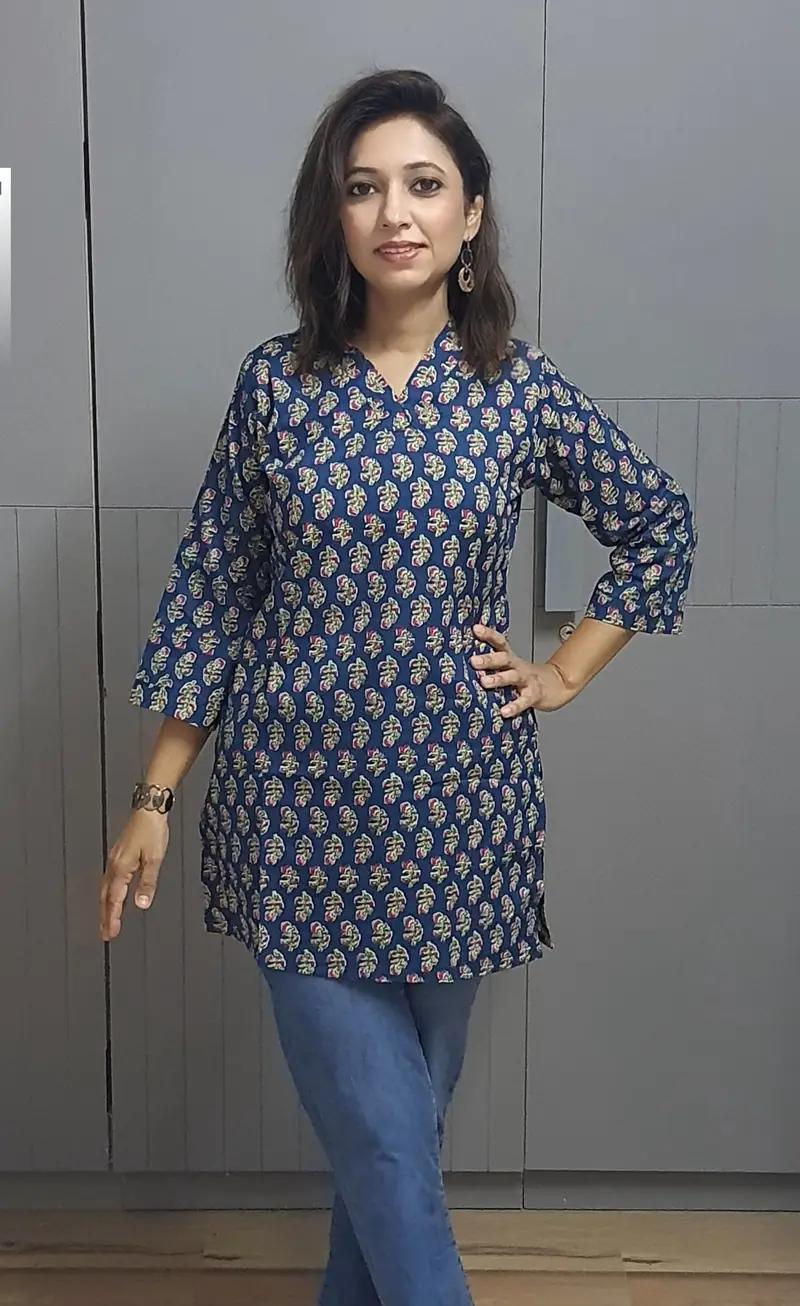Cotton Cambric Tunics for Women - Breathable Summer Collection - Image 4 in Surat