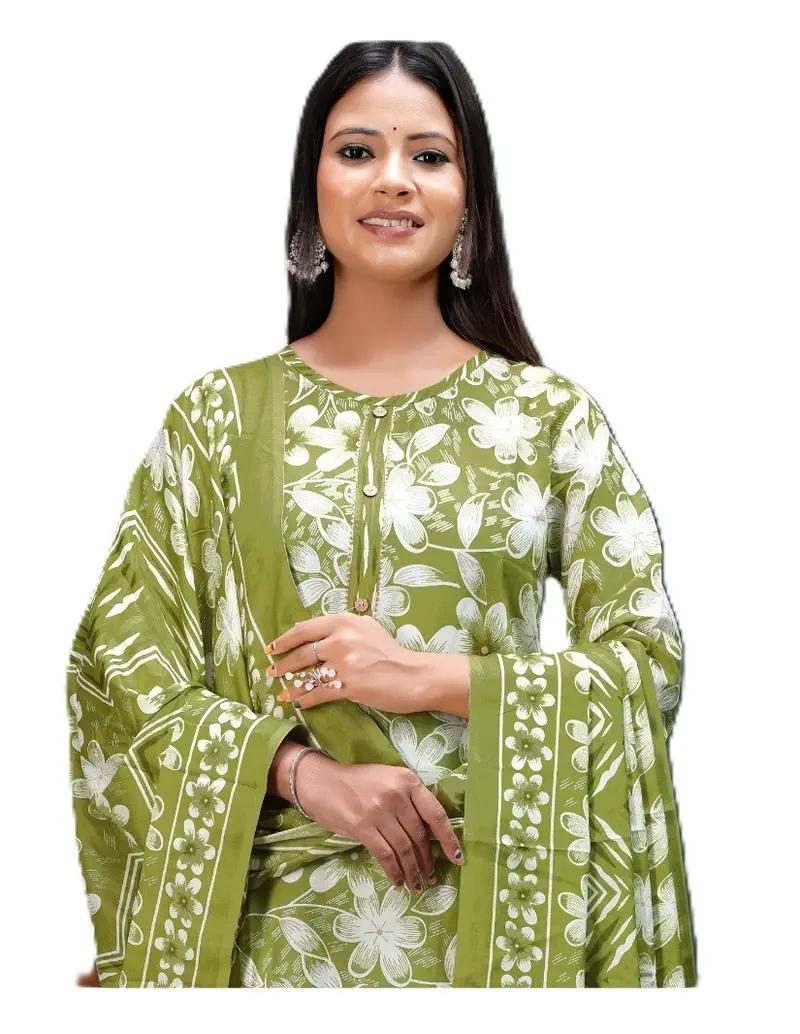 Buy Designer Green Printed Salwar Suit for Women in Thane for 799 - See photos and details