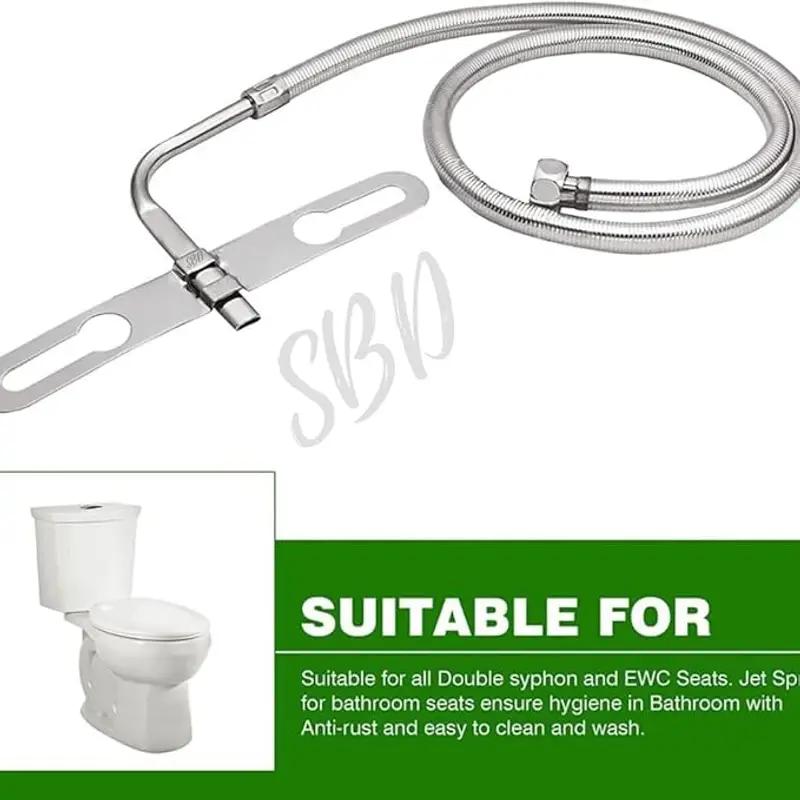 Multijet Stainless Steel Toilet Jet Bidet Spray with Hose - Image 10 in Surat