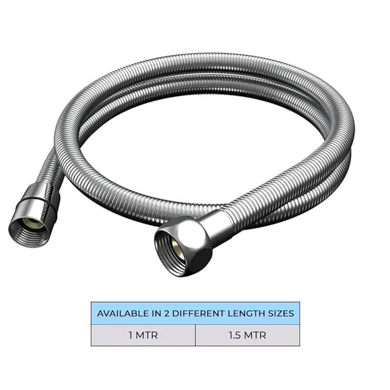 SS 304 Flexible Shower Hose Rust Resistant Bathroom Pipe - Image 10 in Surat