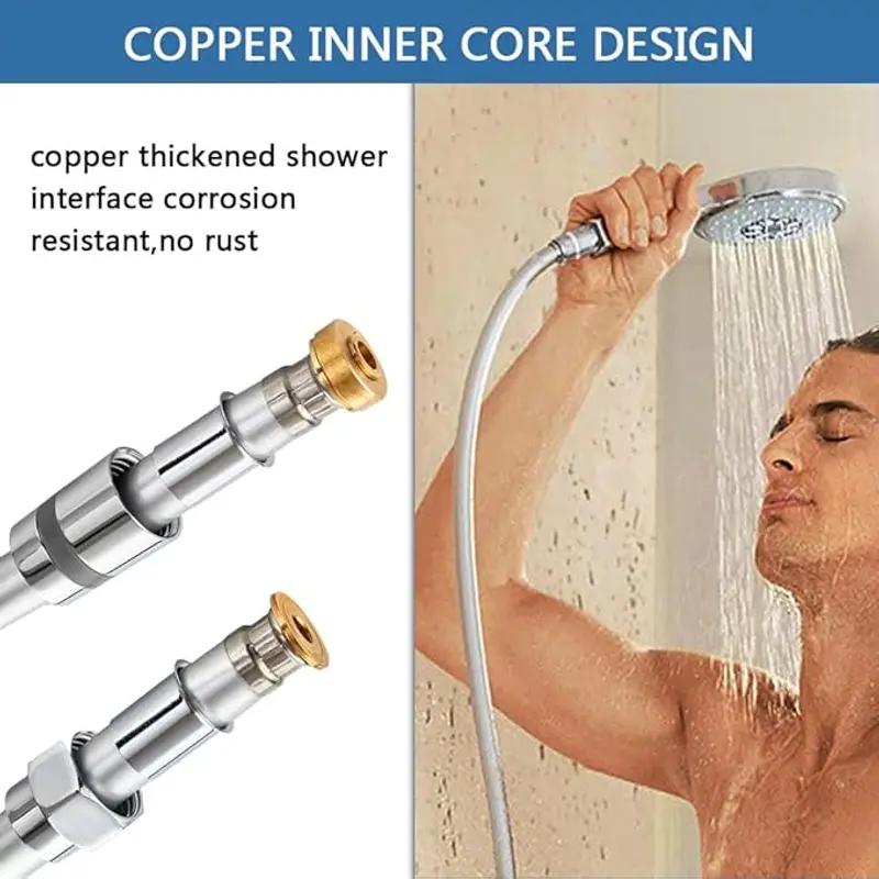 Nylon Flexible Shower Hose Smooth Durable Bathroom Pipe - Image 7 in Surat