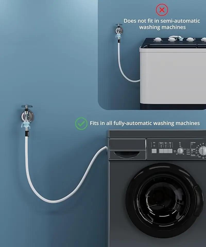 Washing Machine Tap Connector Inlet Pipe Hose Adapter - Image 9 in Surat
