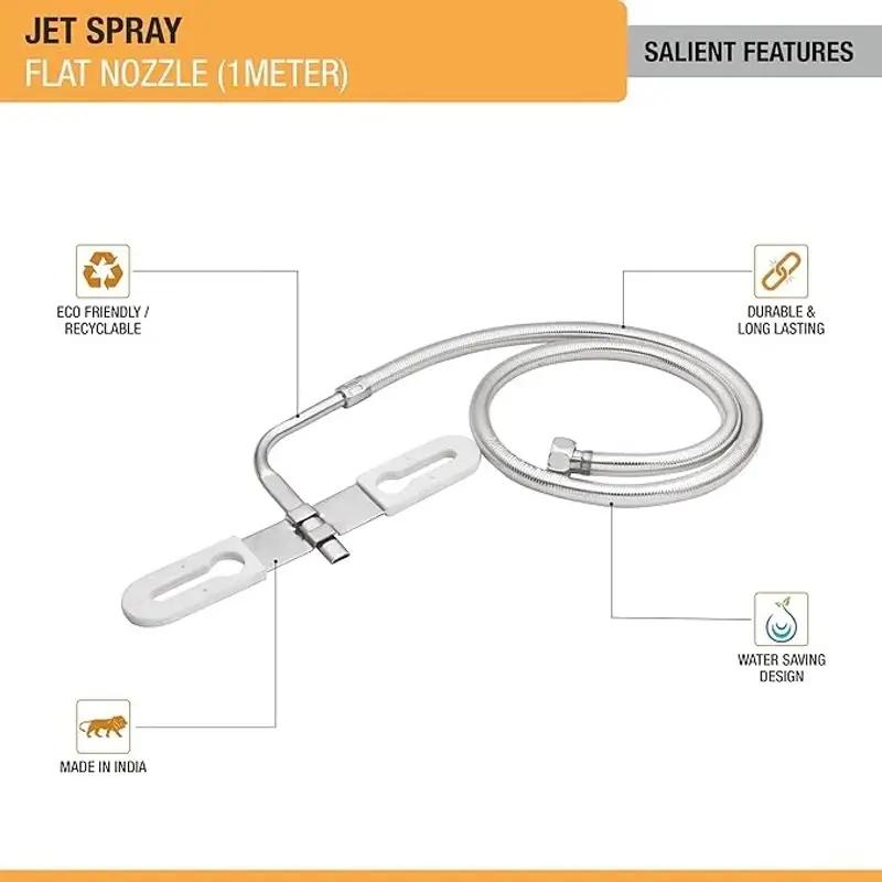 Multijet Stainless Steel Toilet Jet Bidet Spray with Hose - Image 8 in Surat