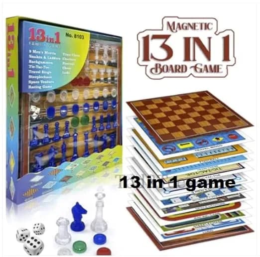Buy 13 in 1 Family Board Magnetic Game in Vadodara | Reseller Bazzar