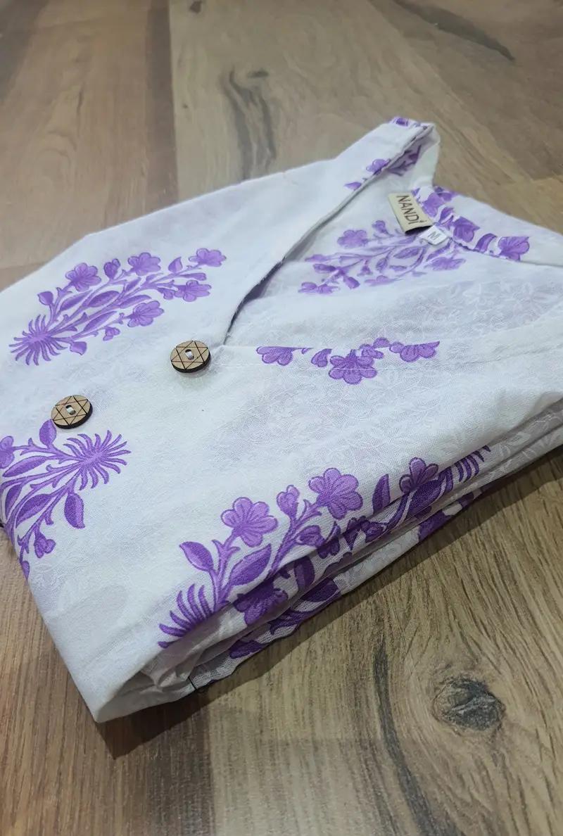 Cotton One Piece Dress for Women Online - Image 4 in Surat