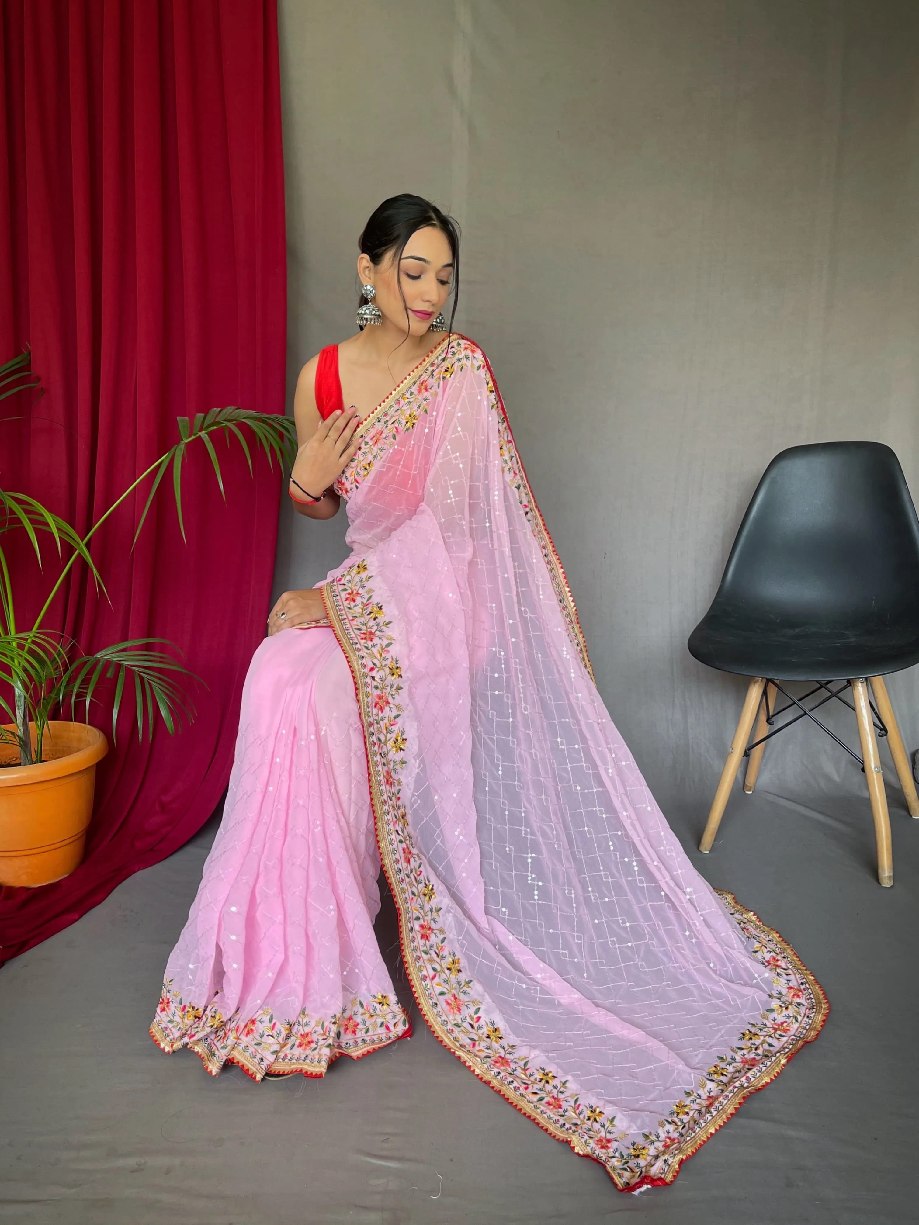 Buy Banglori Silk Saree in Surat - Reseller Bazzar