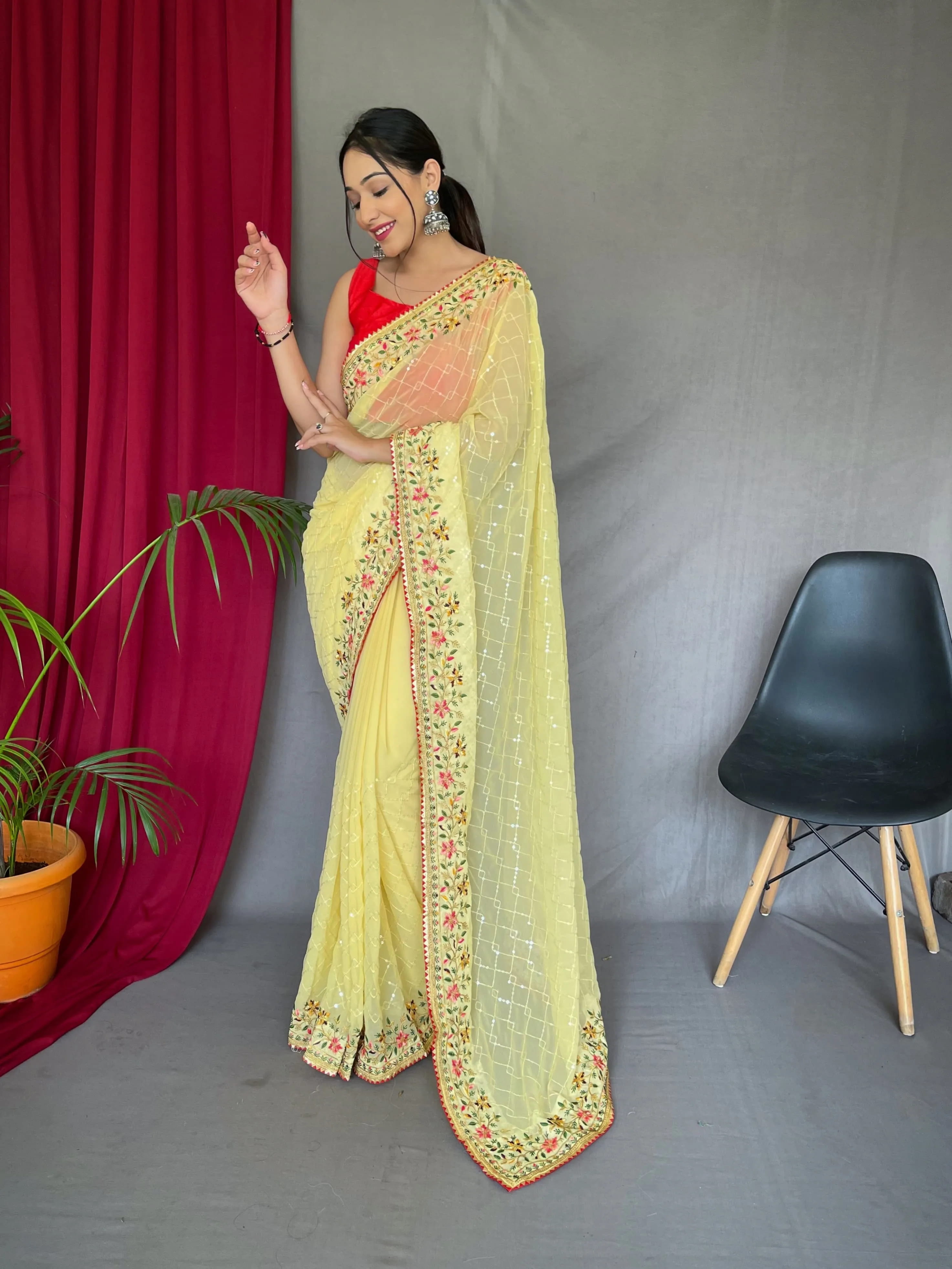 Buy Banglori Silk Saree in Surat - Reseller Bazzar