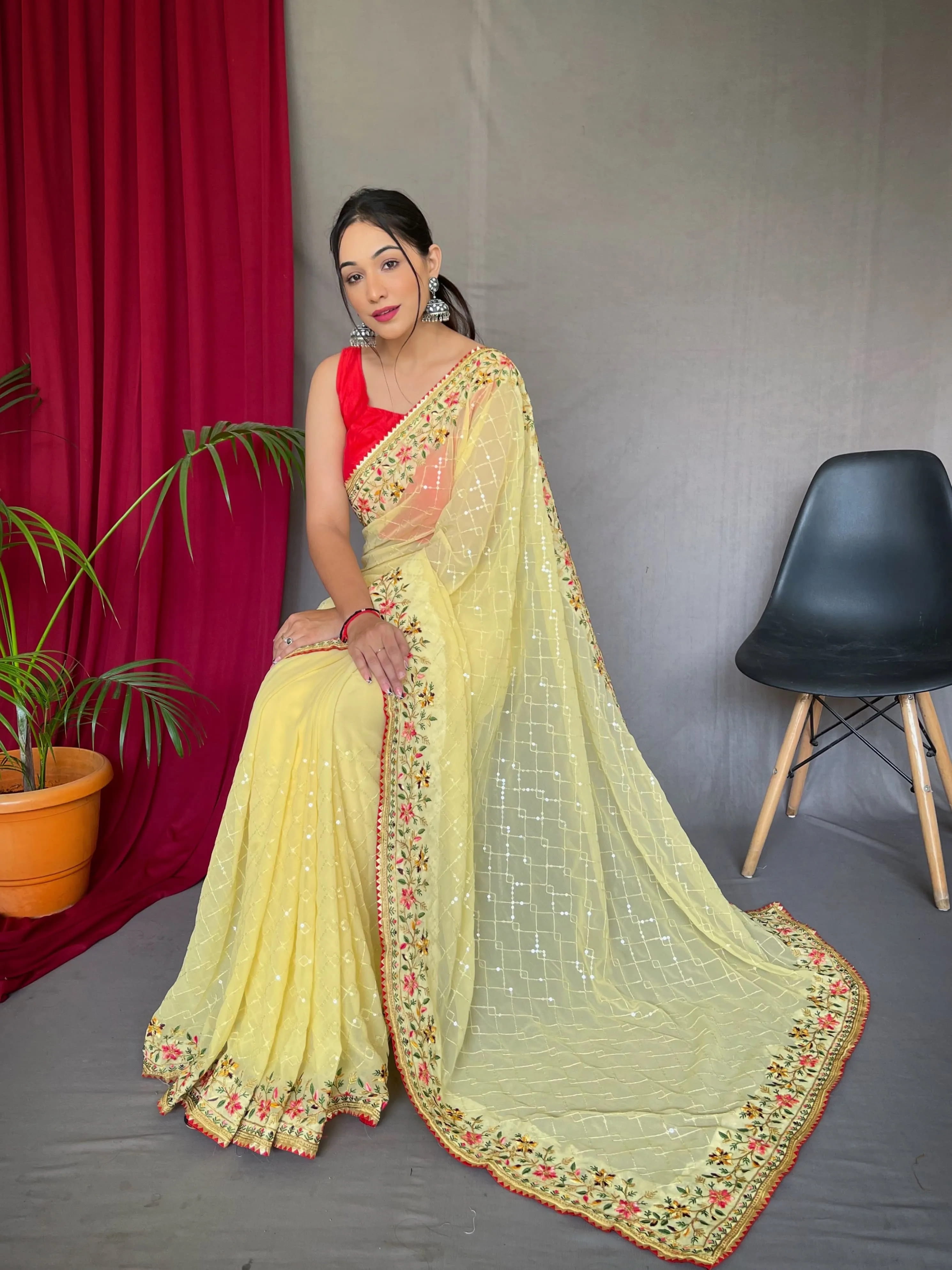 Buy Banglori Silk Saree in Surat - Reseller Bazzar
