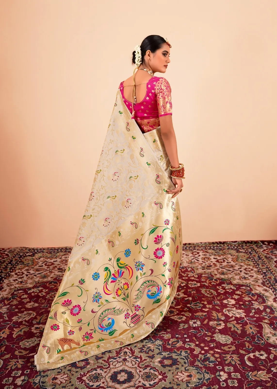 Buy Paithani Silk Saree in Surat - Reseller Bazzar