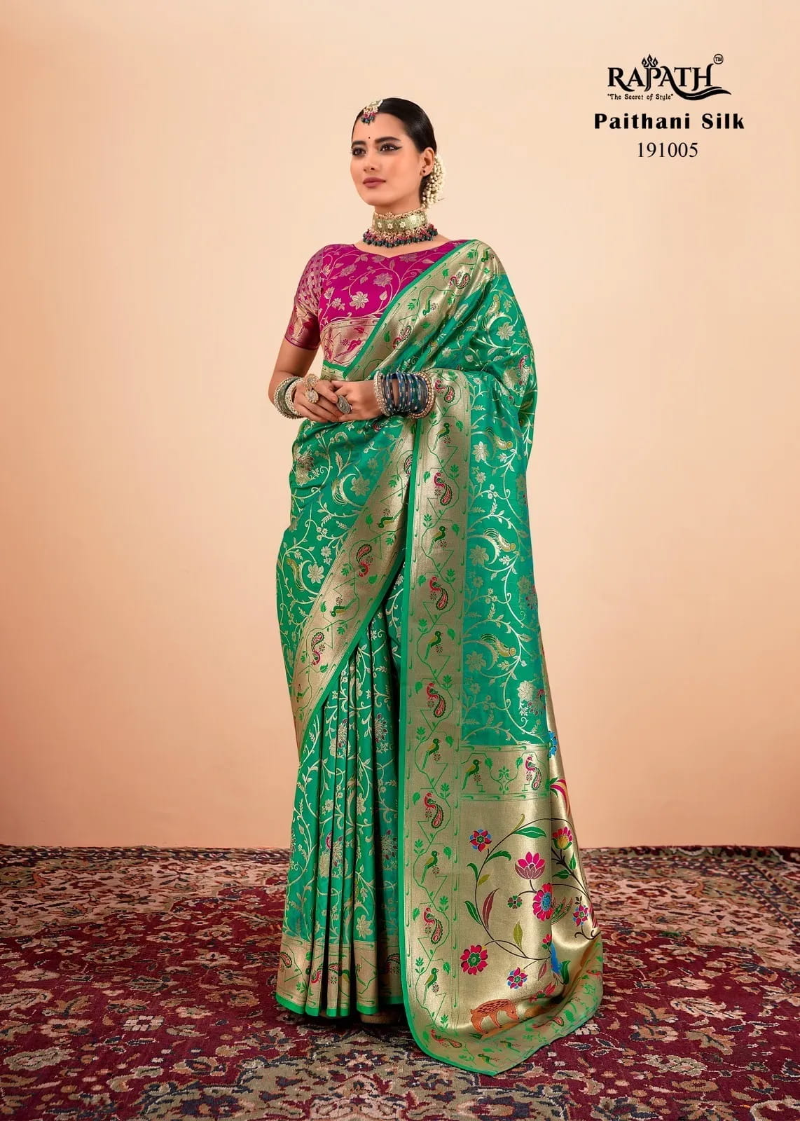 Buy Paithani Silk Saree in Surat - Reseller Bazzar