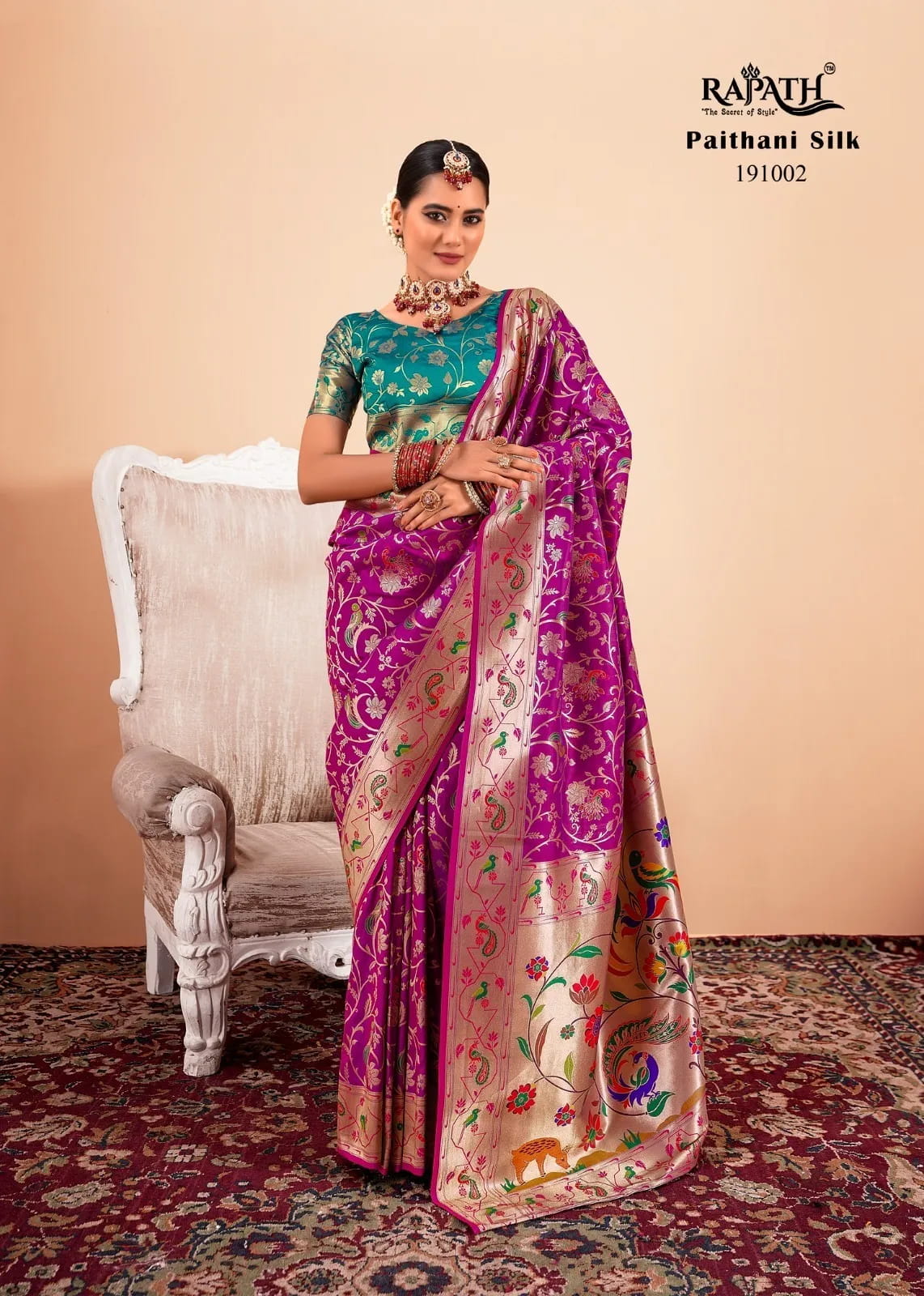 Buy Paithani Silk Saree in Surat - Reseller Bazzar